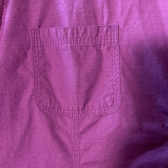 Columbia magenta shirt. Cotton, cool, good for travel - Picture 2 of 6